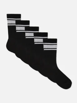 Hombre Primark Calcetines|Ropa Deportiva|Pack De 5 Pares De Calcetines Deportivos A Rayas