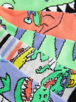 Niños Primark Calcetines|Pack De 5 Pares De Calcetines Bajos Con Dinosaurios