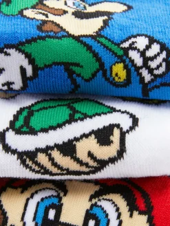 Niños Primark Calcetines|Pack De 3 Pares De Calcetines De Super Mario World