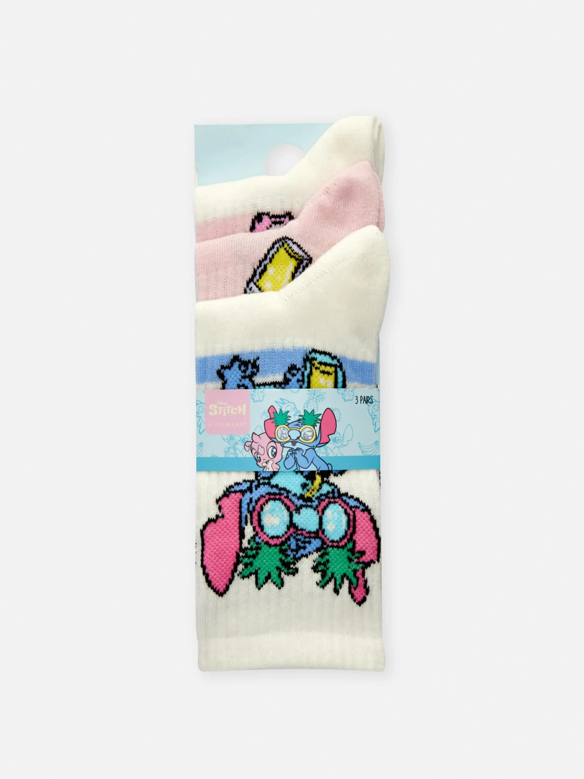 Mujer Primark Calcetines|Pack De 3 Pares De Calcetines Altos De Disney