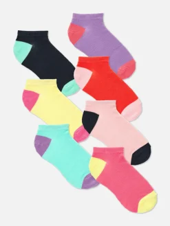 Niños Primark Calcetines Y Medias|Pack De 7 Pares De Calcetines Deportivos Bicolor