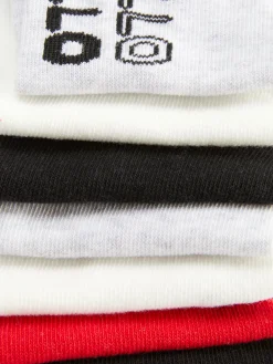 Mujer Primark Calcetines|Pack De 7 Pares De Calcetines Tobilleros De Ojos