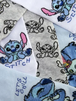 Mujer Primark Calcetines|Pack De 3 Pares De Calcetines De Stitch De Disney
