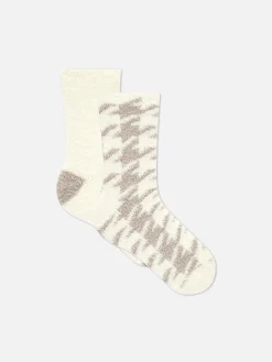 Mujer Primark Calcetines|Pack De 2 Pares De Calcetines Cómodos Y Estampados