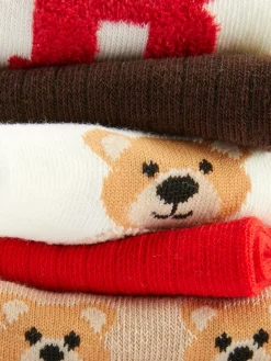 Mujer Primark Calcetines|Pack De 5 Pares De Calcetines Con Gráficos De Osos