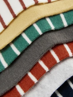 Primark Calcetines Y Medias|Pack De 7 Pares De Calcetines Bajos A Rayas