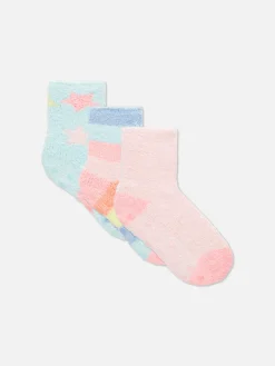 Niños Primark Calcetines Y Medias|Pack De 3 Pares De Calcetines Con Diseño De Fantasía