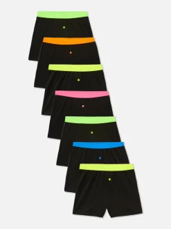 Niños Primark Ropa Interior|Pack De 7 Pares De Calzoncillos Con Toque De Neón