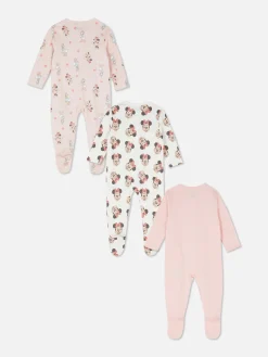Primark Bodis Y Pijamas Para Bebé|Pack De 3 Peleles De Minnie Y Daisy De Disney