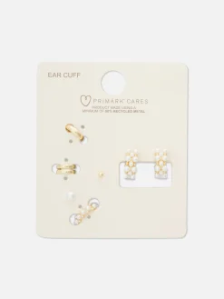 Mujer Primark Bisutería|Pack De 6 Pendientes Con Perlas Sintéticas