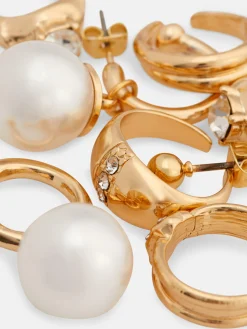 Mujer Primark Bisutería|Pack De 6 Pendientes De Strass