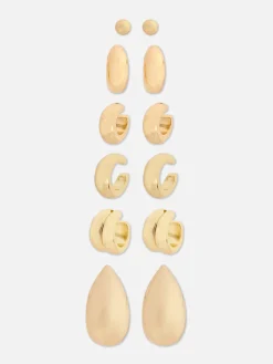 Mujer Primark Bisutería|Pack De 6 Pendientes Earcuff