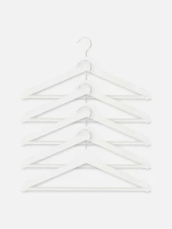 Primark Almacenamiento De Pared Y Perchas|Pack De 5 Perchas De Madera