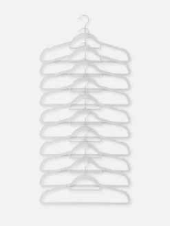 Primark Almacenamiento De Pared Y Perchas|Pack De 10 Perchas De Ropa