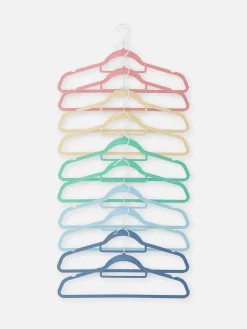 Primark Almacenamiento De Pared Y Perchas|Pack De 10 Perchas Infantiles De Colores