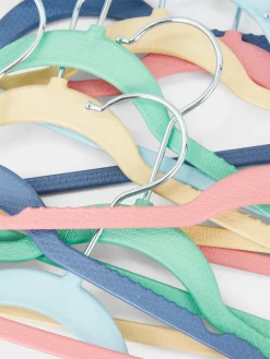 Primark Almacenamiento De Pared Y Perchas|Pack De 10 Perchas Infantiles De Colores