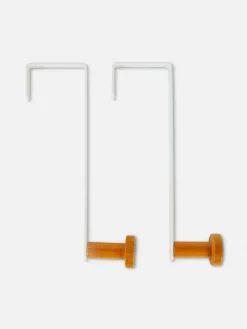 Primark Almacenamiento De Pared Y Perchas|Pack De 2 Percheros Para Puertas