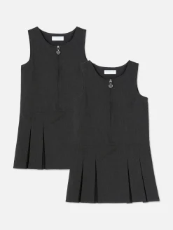 Niños Primark Vestidos|Pack De 2 Pichis Escolares De Niña Pequeña