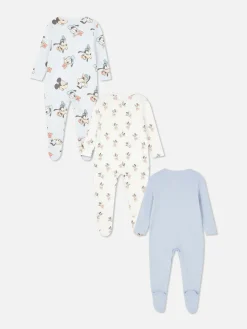 Primark Bodis Y Pijamas Para Bebé|Pack De 3 Pijamas De Mickey Mouse & Friends, Disney
