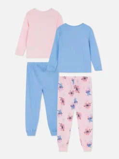 Niños Primark Pijamas Y Ropa Para Dormir|Pack De 2 Pijamas Largos De Stitch Y Ángel De Disney
