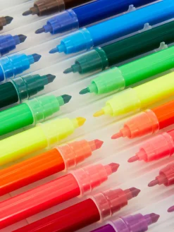 Niños Primark Lápices De Colores|Pack De 24 Rotuladores Con Punta De Fieltro