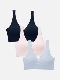 Mujer Primark Sujetadores|Pack De 3 Sujetadores Sin Costuras Ni Relleno
