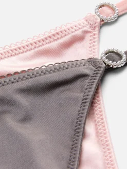 Mujer Primark Bragas|Pack De 2 Tangas Con Hebillas De Strass