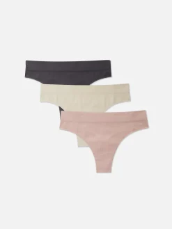 Mujer Primark Bragas|Pack De 3 Tangas Sin Costuras En Distintos Tonos