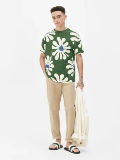 Hombre Primark Pantalón|Pantalón Chino Elástico De Corte Entallado