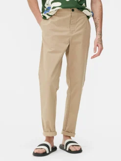 Hombre Primark Pantalón|Pantalón Chino Elástico De Corte Entallado