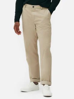 Hombre Primark Pantalón|Pantalón Chino Elástico De Pernera Recta