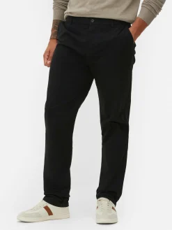 Hombre Primark Pantalón|Pantalón Chino Elástico De Pernera Recta