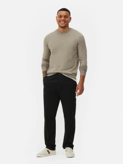 Hombre Primark Pantalón|Pantalón Chino Elástico De Pernera Recta