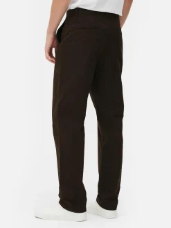 Hombre Primark Pantalón|Pantalón Chino Elástico De Pernera Recta