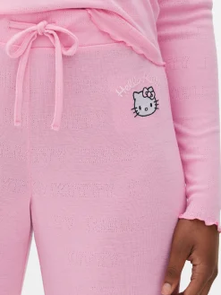 Mujer Primark Pantalones De Pijama|Pantalón De Pijama De Punto Calado De Hello Kitty