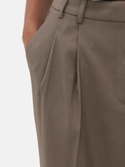 Mujer Primark Pantalones Y Leggings|Pantalón De Vestir Con Plisado Delantero