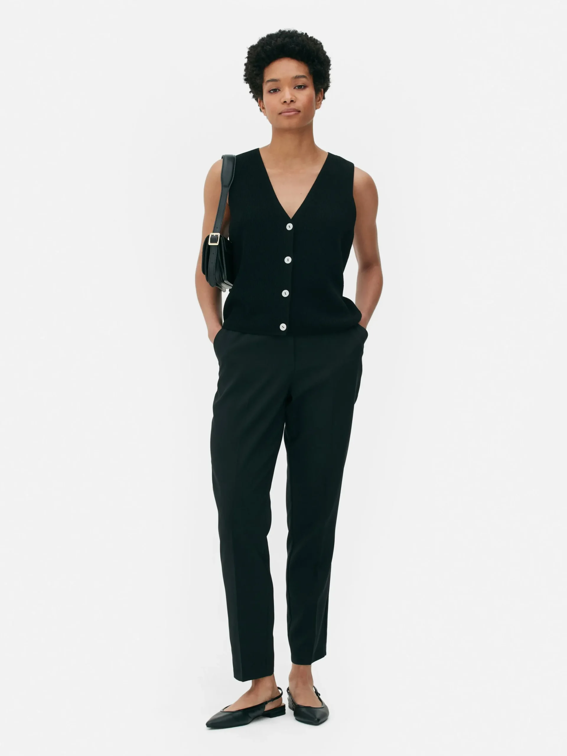 Mujer Primark Pantalones Y Leggings|Pantalón De Vestir De Corte Entallado