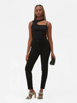 Mujer Primark Pantalones Y Leggings|Pantalón Elástico De Corte Entallado