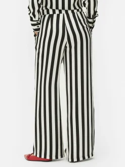 Mujer Primark Moda Gótica|Pantalones Y Leggings|Pantalones A Rayas Beetlejuice X Colleen Atwood