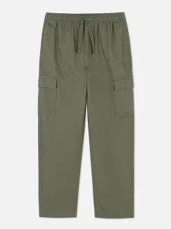 Hombre Primark Pantalón|Pantalones Cargo Con Cordón De Ajuste
