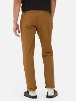 Hombre Primark Pantalón|Pantalones Chinos De Corte Entallado Elásticos