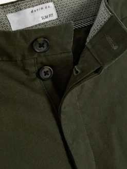 Hombre Primark Pantalón|Pantalones Chinos Elásticos De Corte Entallado