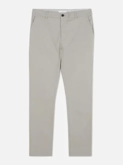 Hombre Primark Pantalón|Pantalones Chinos Elásticos De Corte Entallado