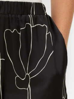 Mujer Primark Pantalones Y Leggings|Pantalones Con Estampado Floral De Satén Combinables