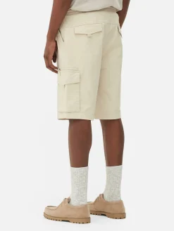 Hombre Primark Pantalones Cortos|Pantalones Cortos Cargo Con Cordón De Ajuste