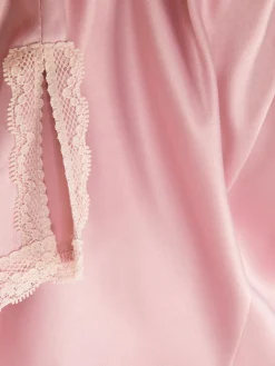 Mujer Primark Pantalones De Pijama|Pantalones Cortos De Pijama De Satén Con Encaje