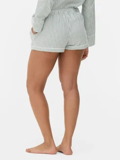 Mujer Primark Pantalones De Pijama|Pantalones Cortos De Pijama De Franela A Rayas