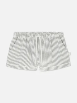 Mujer Primark Pantalones De Pijama|Pantalones Cortos De Pijama De Franela A Rayas