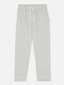 Mujer Primark Pantalones De Pijama|Pantalones De Pijama A Rayas De Pernera Recta