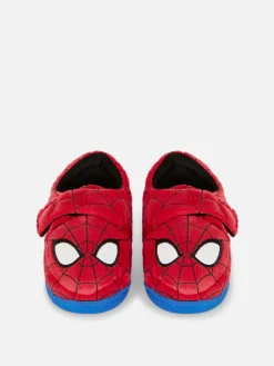 Niños Primark Zapatillas De Estar En Casa|Pantuflas Con Suela Rígida De Spiderman De Marvel